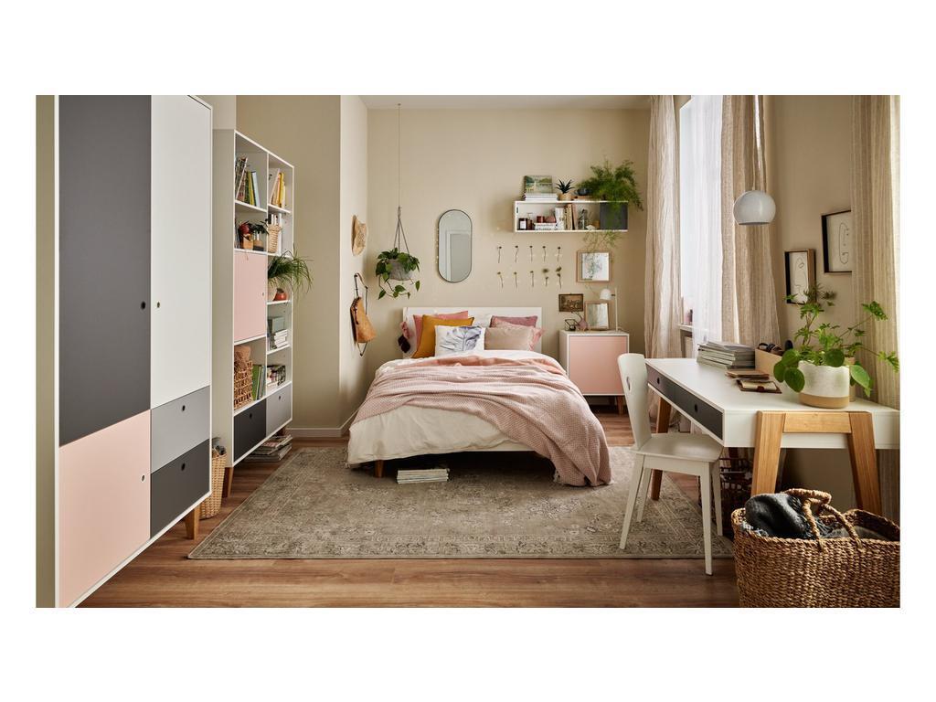детская комната Vox Concept 03 (белый,графит,серый,розовый)