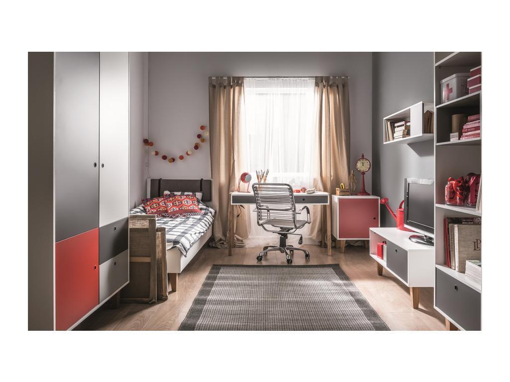 детская комната Vox Concept 05 (белый,графит,серый,красный)