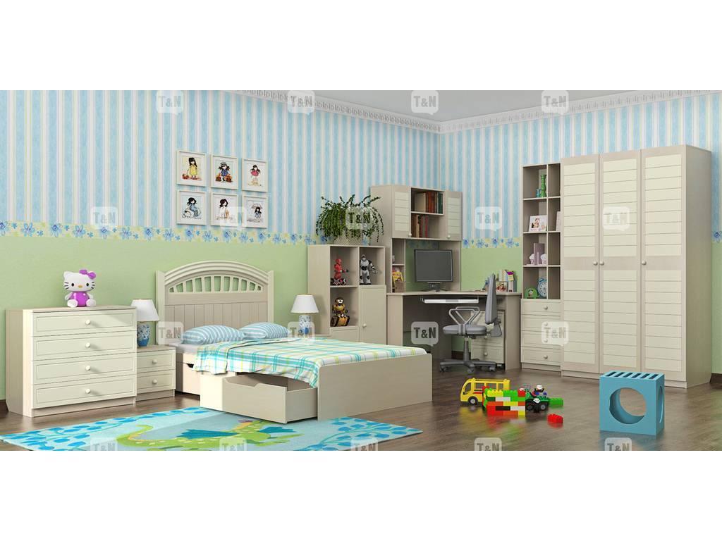 детская комната Tomyniki Michael  (белый, розовый, зеленый, беж)