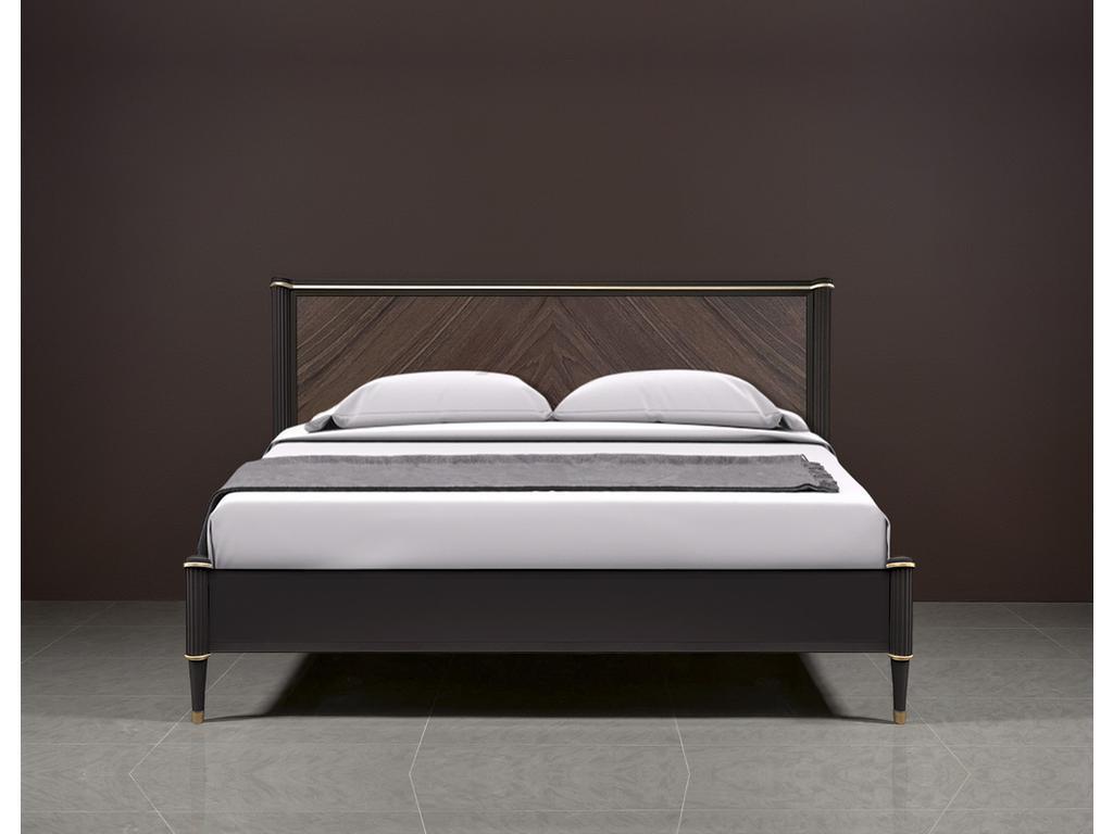 кровать двуспальная Timber Венеция 140х200 (моккачино, орех)
