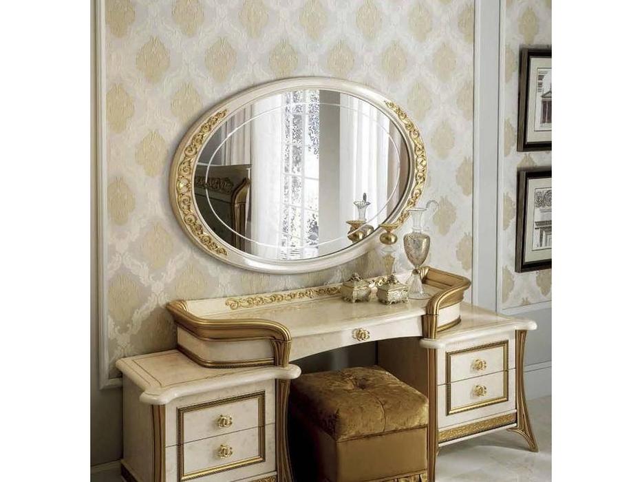 зеркало настенное Arredo Classic Melodia для туалетного стола (бежевый, золото)
