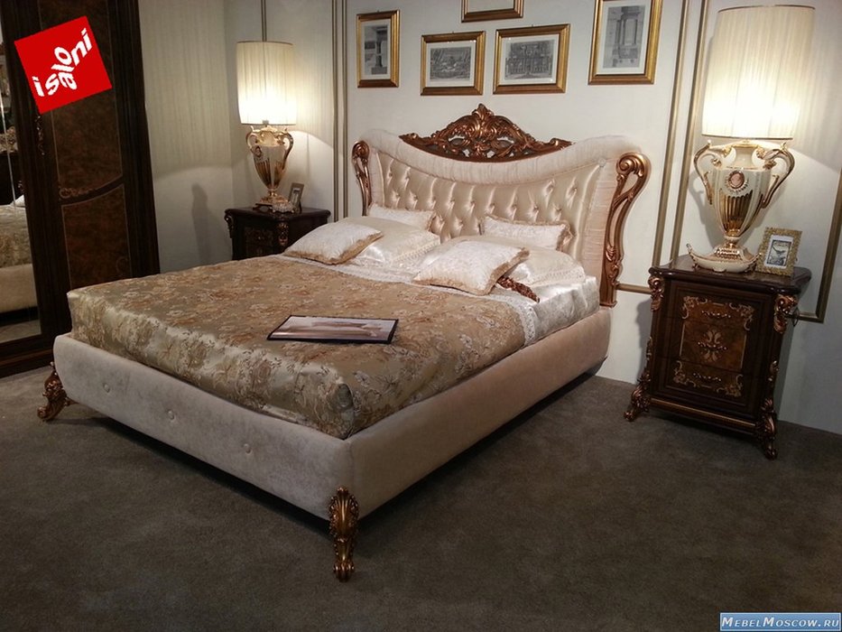 кровать двуспальная Arredo Classic Sinfonia 160х190 (Цвет)
