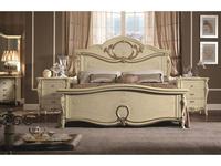 кровать двуспальная Arredo Classic Tiziano 180х200 (слоновая кость, золото)