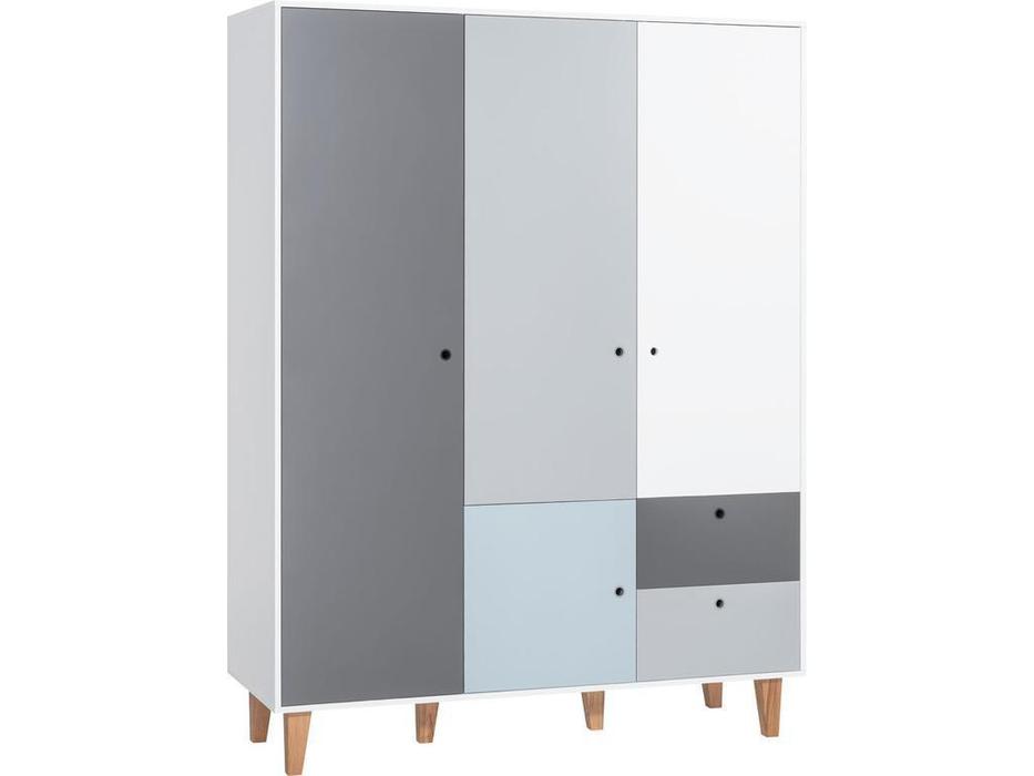 шкаф 3-х дверный Vox Concept  (белый,белый,графит,серый,голубой)