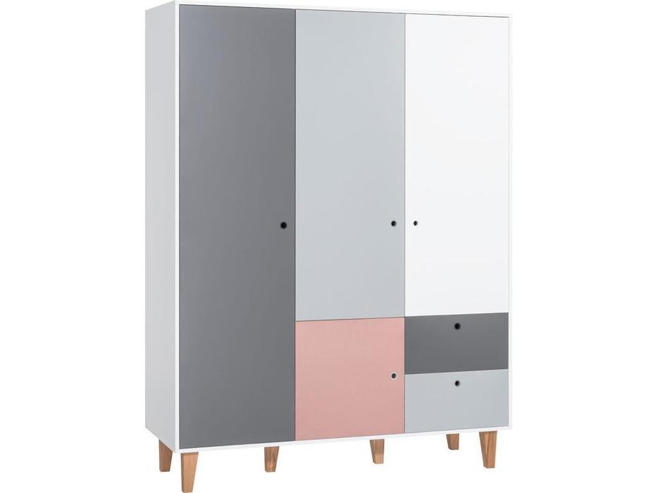 шкаф 3-х дверный Vox Concept  (белый B,G,S,RO)