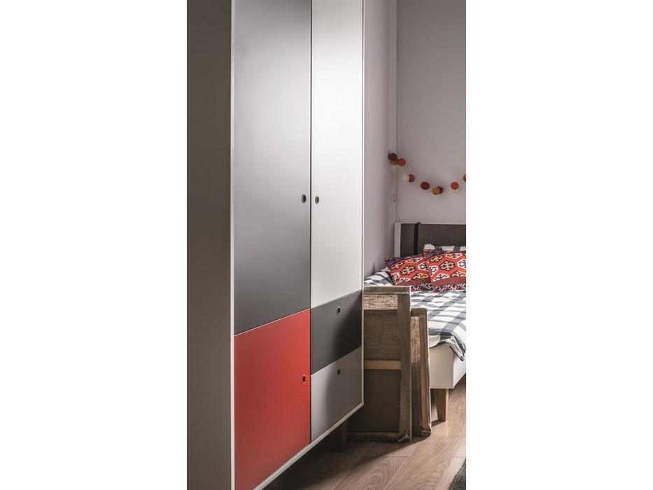 шкаф 2-х дверный Vox Concept  (белый,графит,серый,красный)