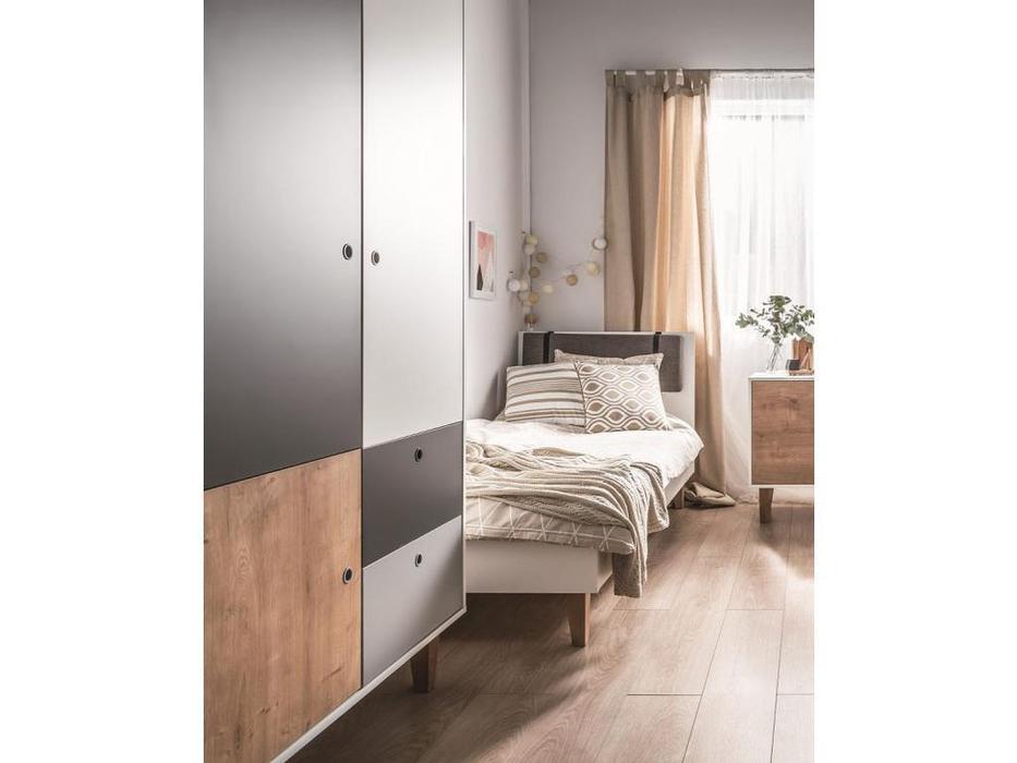 шкаф 2-х дверный Vox Concept  (белый,графит,серый,дуб)