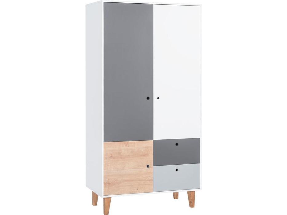 шкаф 2-х дверный Vox Concept  (белый,графит,серый,дуб)
