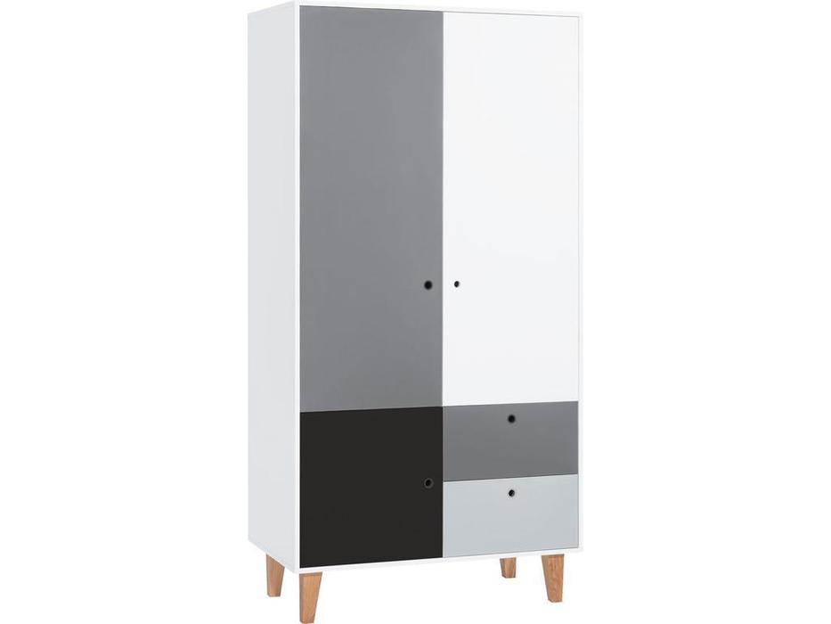 шкаф 2-х дверный Vox Concept  (белый B,G,S,CZA)