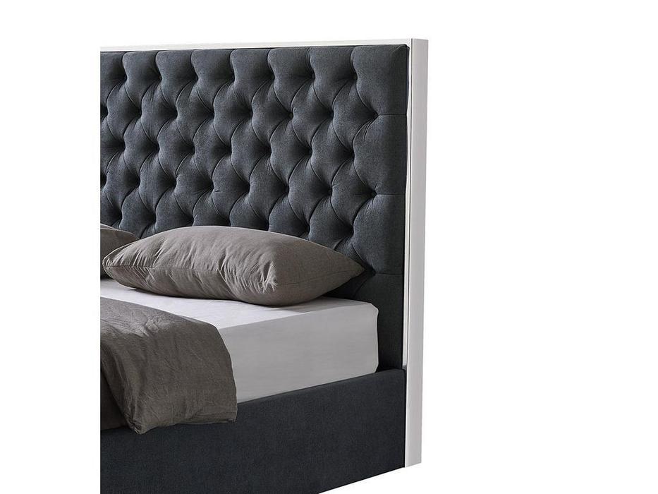 кровать двуспальная ESF LBD1704 160х200 с подъемным механизмом (серый)