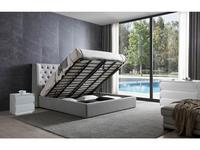 кровать двуспальная ESF GC1726 180х200 с подъемным механизмом (серый)