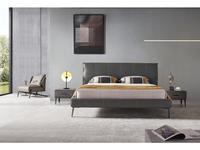 кровать двуспальная ESF GC1727 160х200 (графит)