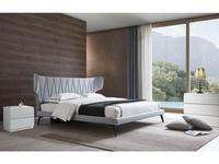 кровать двуспальная ESF GC1801 160х200 (серый)
