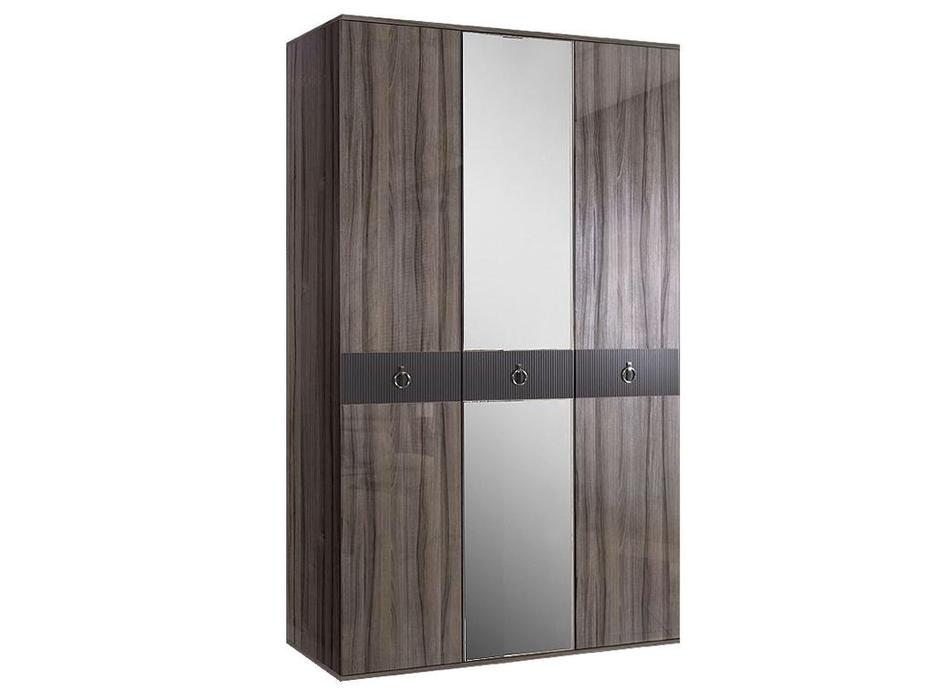 шкаф 3 дверный ЯМ Римини Соло с зеркалом (слоновая кость)