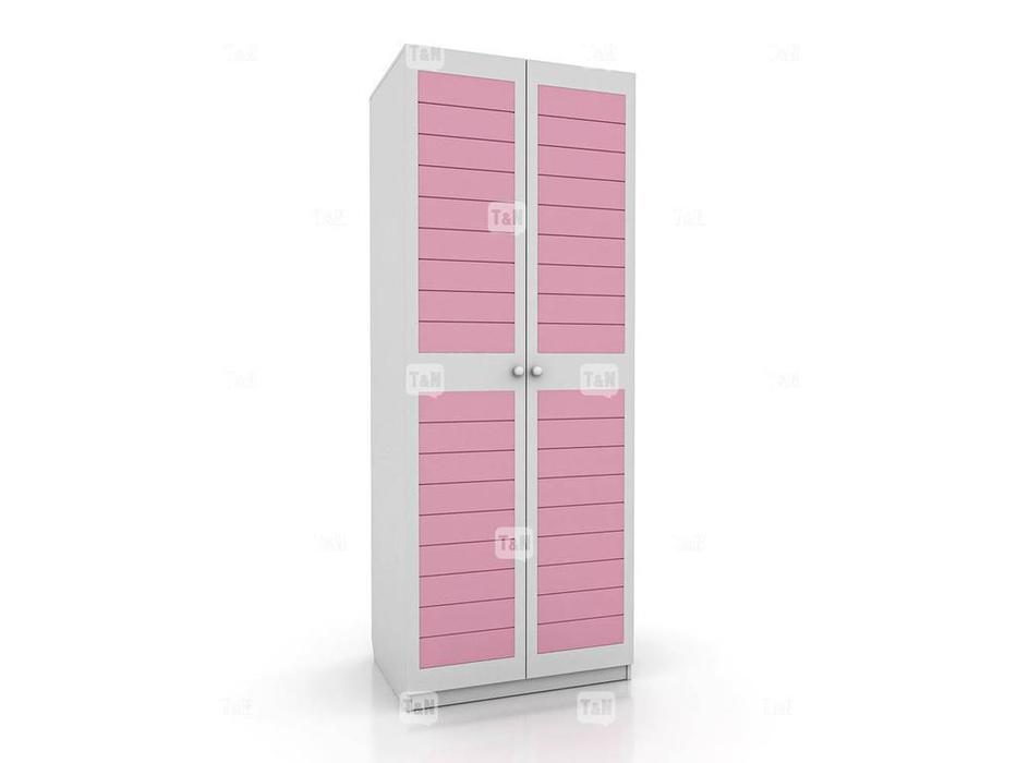 шкаф 2-х дверный Tomyniki Michael  (белый, розовый, зеленый, беж)