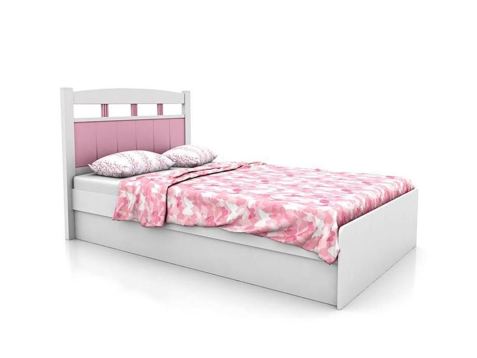 кровать детская Tomyniki Robin  (белый, розовый, голубой)