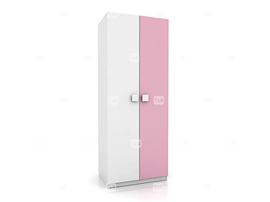 шкаф 2-х дверный Tomyniki Tracy  (цвет дуба, розовый, салатовый, голубой)