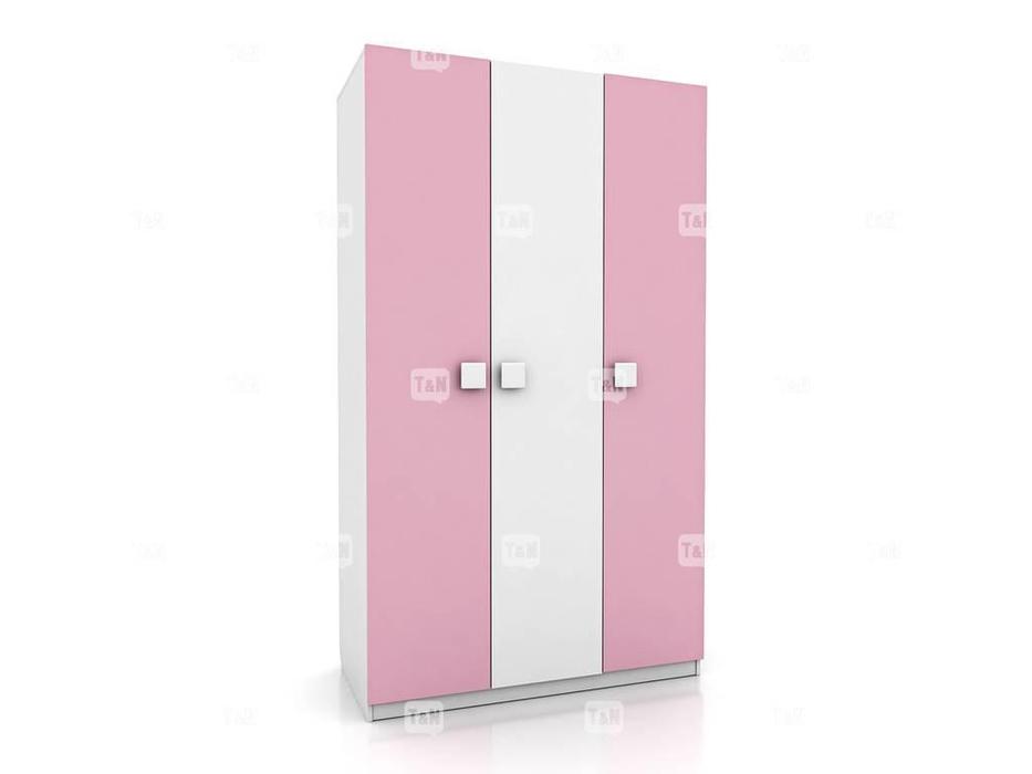 шкаф 3-х дверный Tomyniki Tracy  (цвет дуба, розовый, салатовый, голубой)