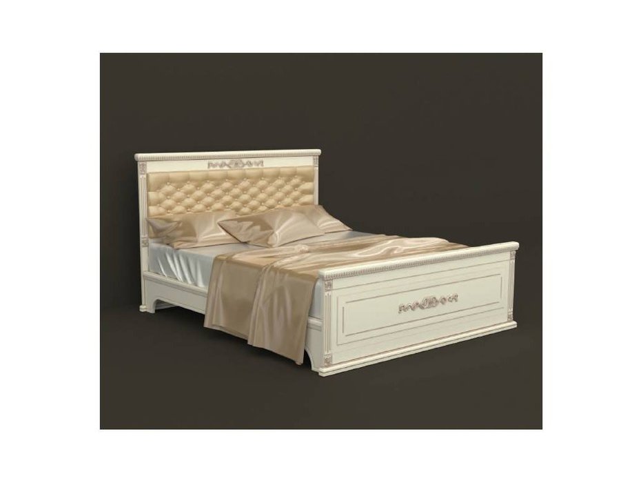 кровать двуспальная Arco Decor 200х200 с мягк.изг-ем (Цвет)