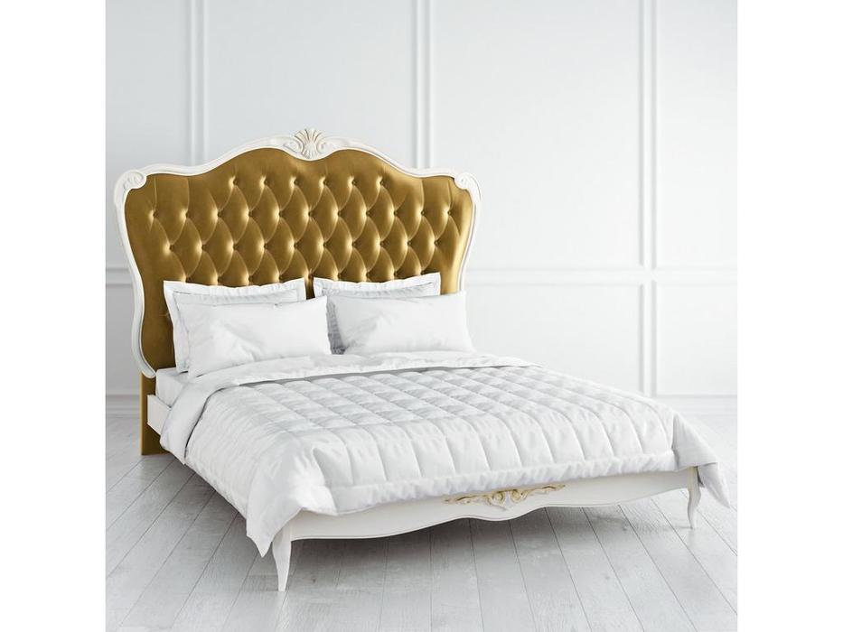 кровать двуспальная Latelier Du Meuble Atelier Gold 160х200 (слоновая кость, золото)
