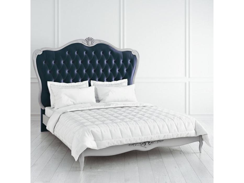 кровать двуспальная Latelier Du Meuble Atelier Home 160х200 (серо-бежевый, серебро)