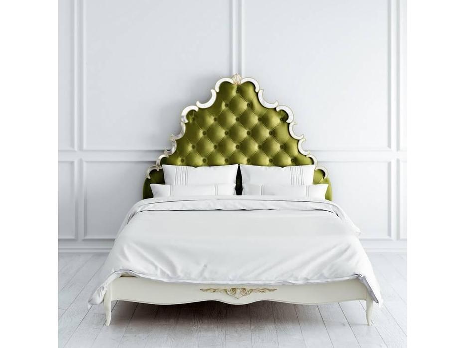 кровать двуспальная Latelier Du Meuble Atelier Home 160х200 (слоновая кость, золото)