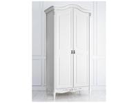 шкаф 2-х дверный Latelier Du Meuble Silvery Rome  (белый, серебро)