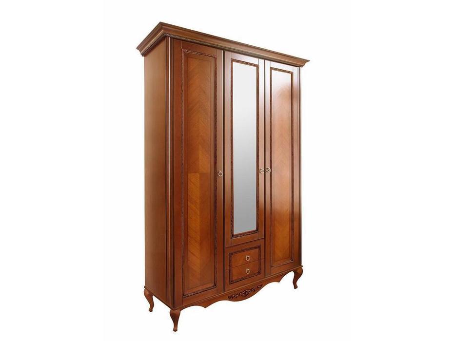 шкаф 3-х дверный Timber Неаполь  (янтарь)