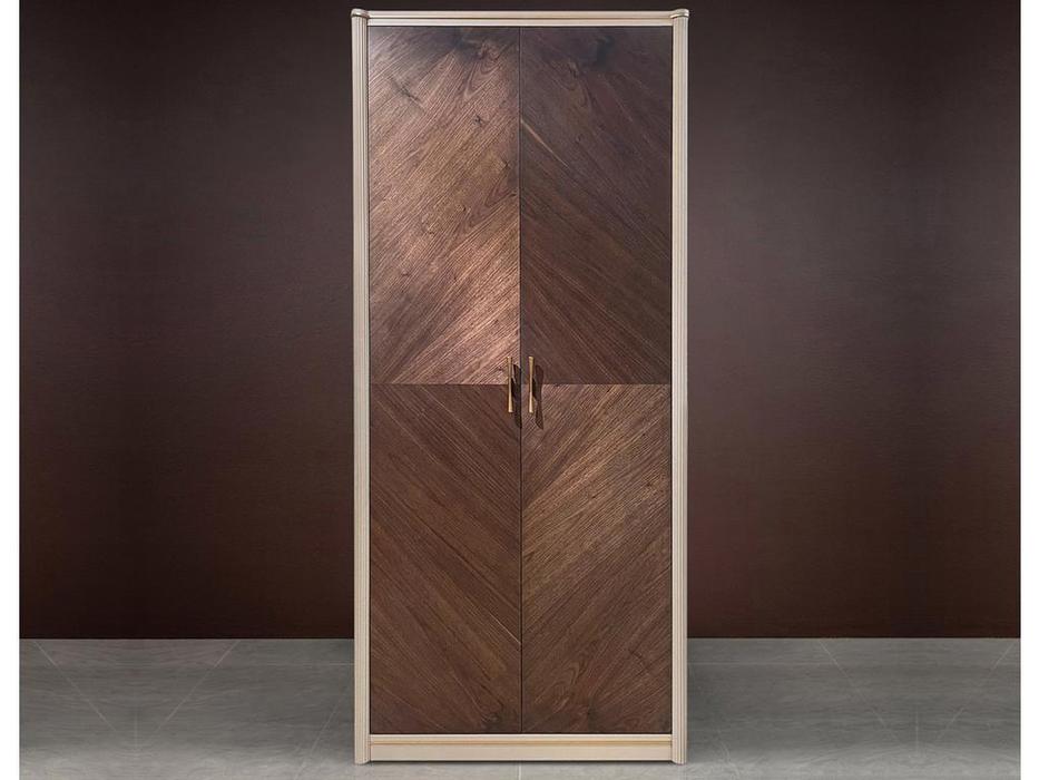 шкаф 2 дверный Timber Венеция  (меланж, орех)