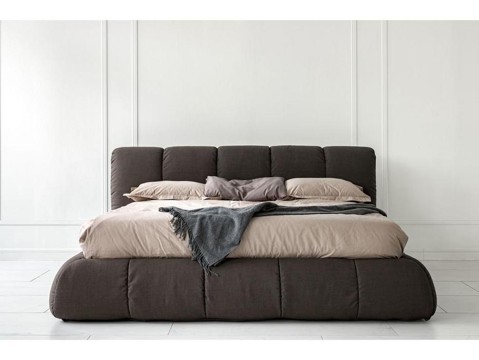 кровать двуспальная Timber Сидней 160х200 с подъемным мех-м (серый)