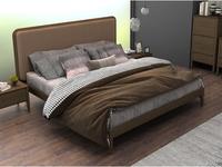кровать двуспальная Mod Interiors Paterna 160х200 (дуб, бежевый)