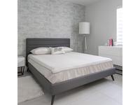 кровать односпальная Mod Interiors Sevilla 140х200 (черный, серый)