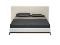 кровать двуспальная Mod Interiors Calpe 160х200 (светло-серый/орех)