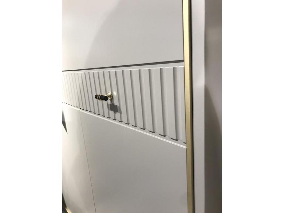 шкаф 3 дверный RFS Ницца  (пудровый)