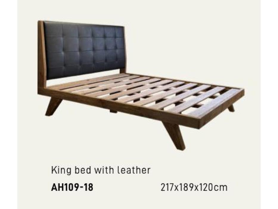 кровать двуспальная CUF Limited Wooden Vintage Loft 180х200 (дуб)