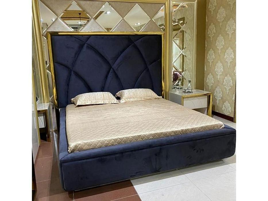 кровать двуспальная FurnitureCo Барбара 180х200 (крем)