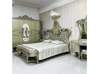 спальня барокко FurnitureCo Алисия  (шампань)