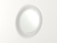 зеркало настенное МастМур Глория-2 для комода (белый)