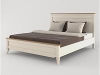 кровать двуспальная МастМур Римини 180х200 (ваниль)