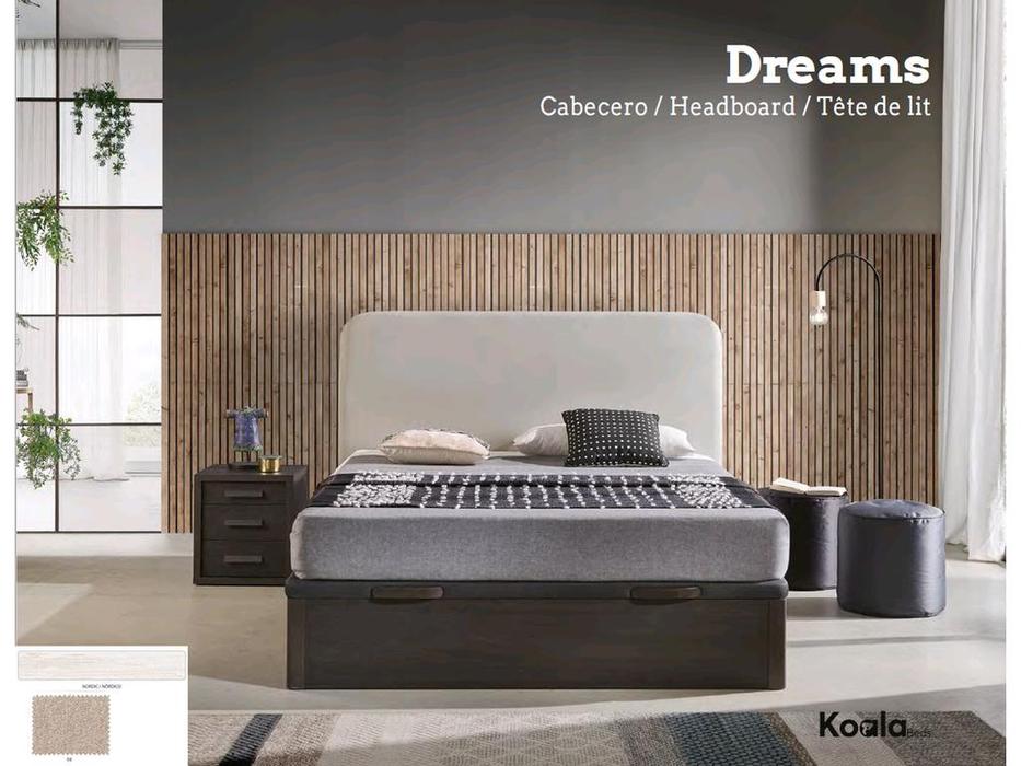кровать двуспальная Finamar Koala 160х200  с подъемным механизмом (nordico)