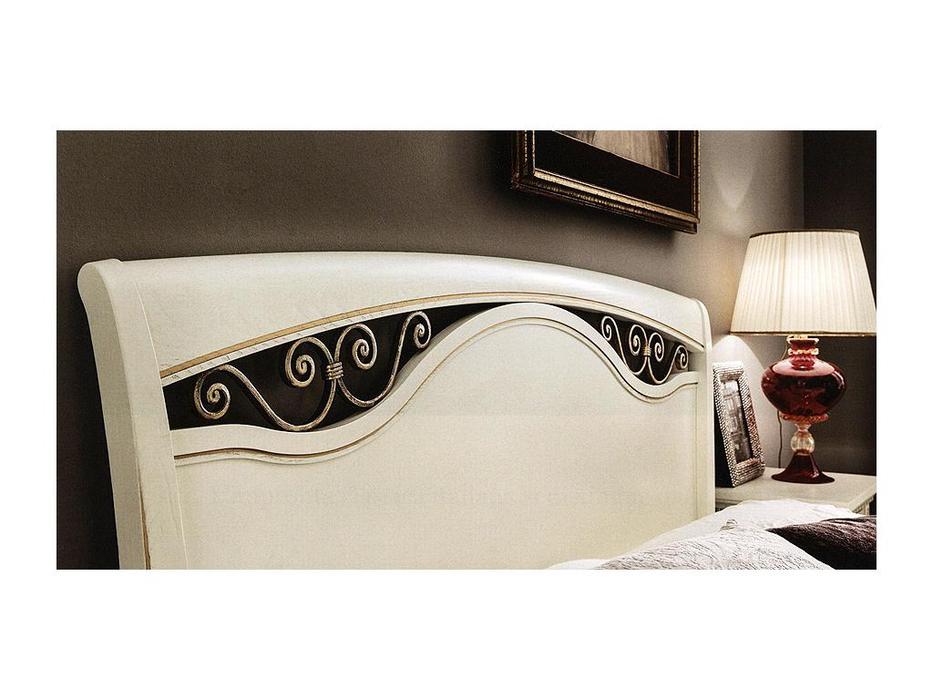 кровать двуспальная Pramo Palazzo Ducale с ковкой 160х200 (белый)