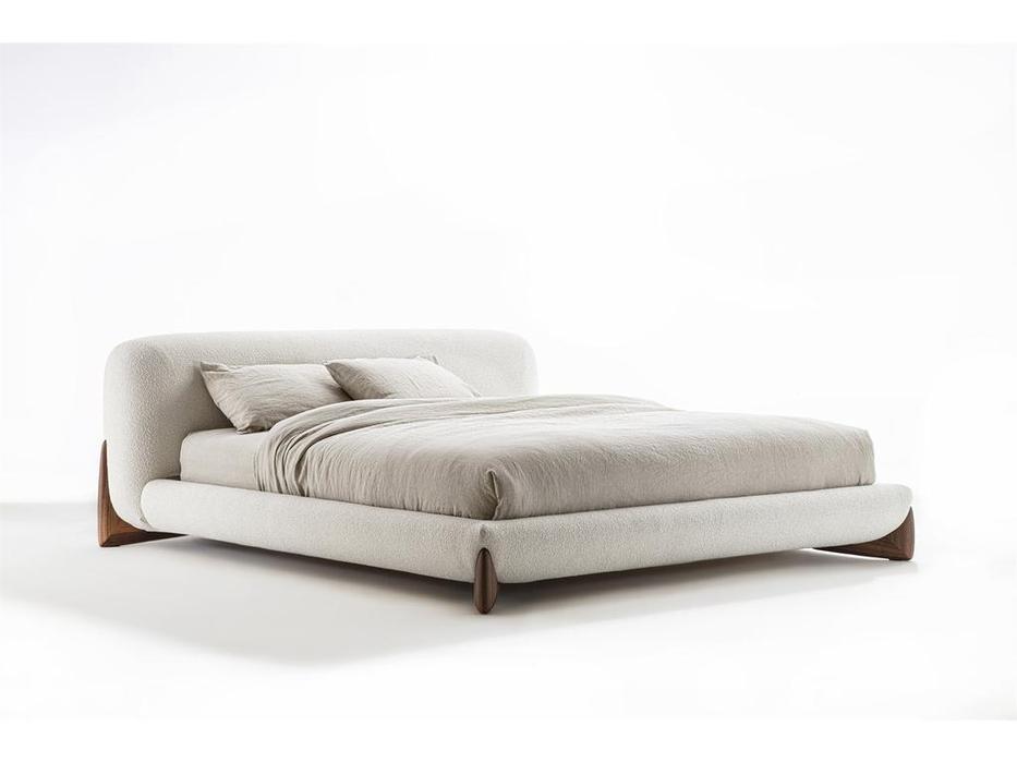 кровать двуспальная STG Softbay мягкая 180х200 (белый)