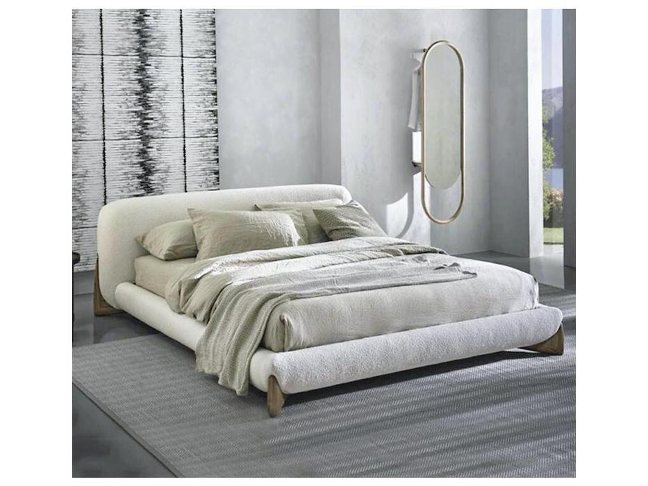 кровать двуспальная STG Softbay мягкая 180х200 (белый)