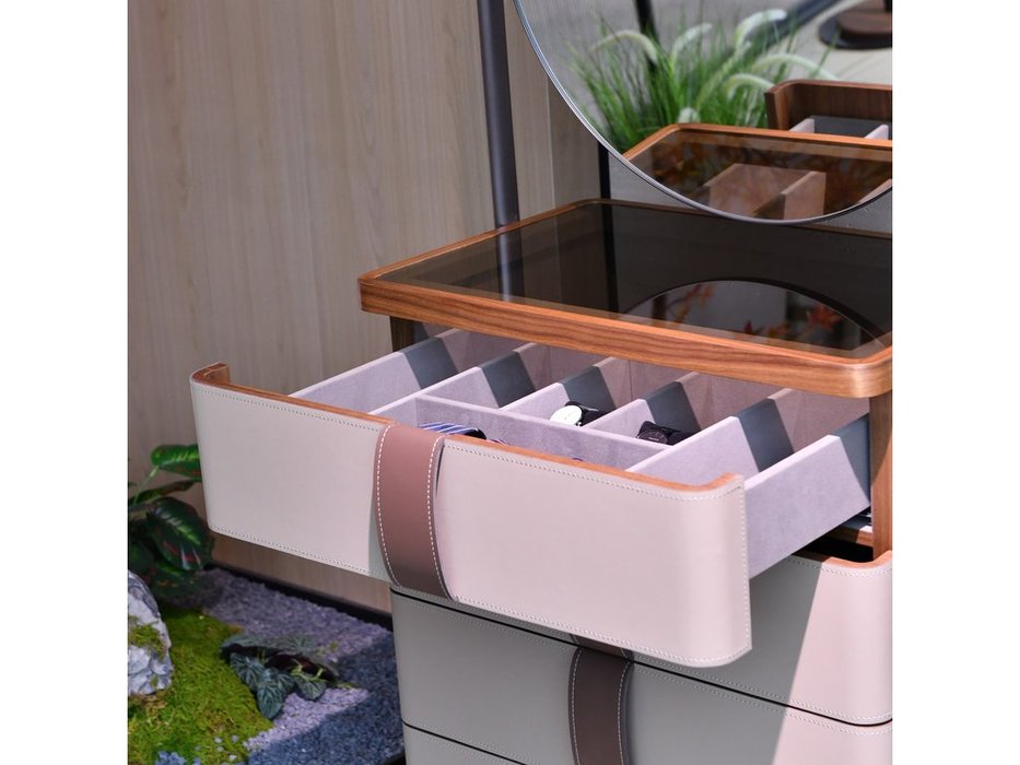 комод STG Yang Chest of Drawers с 6 ящиками и зеркалом (Цвет)
